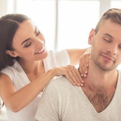 couples are feeling relaxed and enjoying premium full body massage at serenity massage center Gulberg Lahore